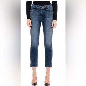FIDELITY | Cher | High Rise | Slim Straight| Vespa Blue | Denim Jean | Size 26